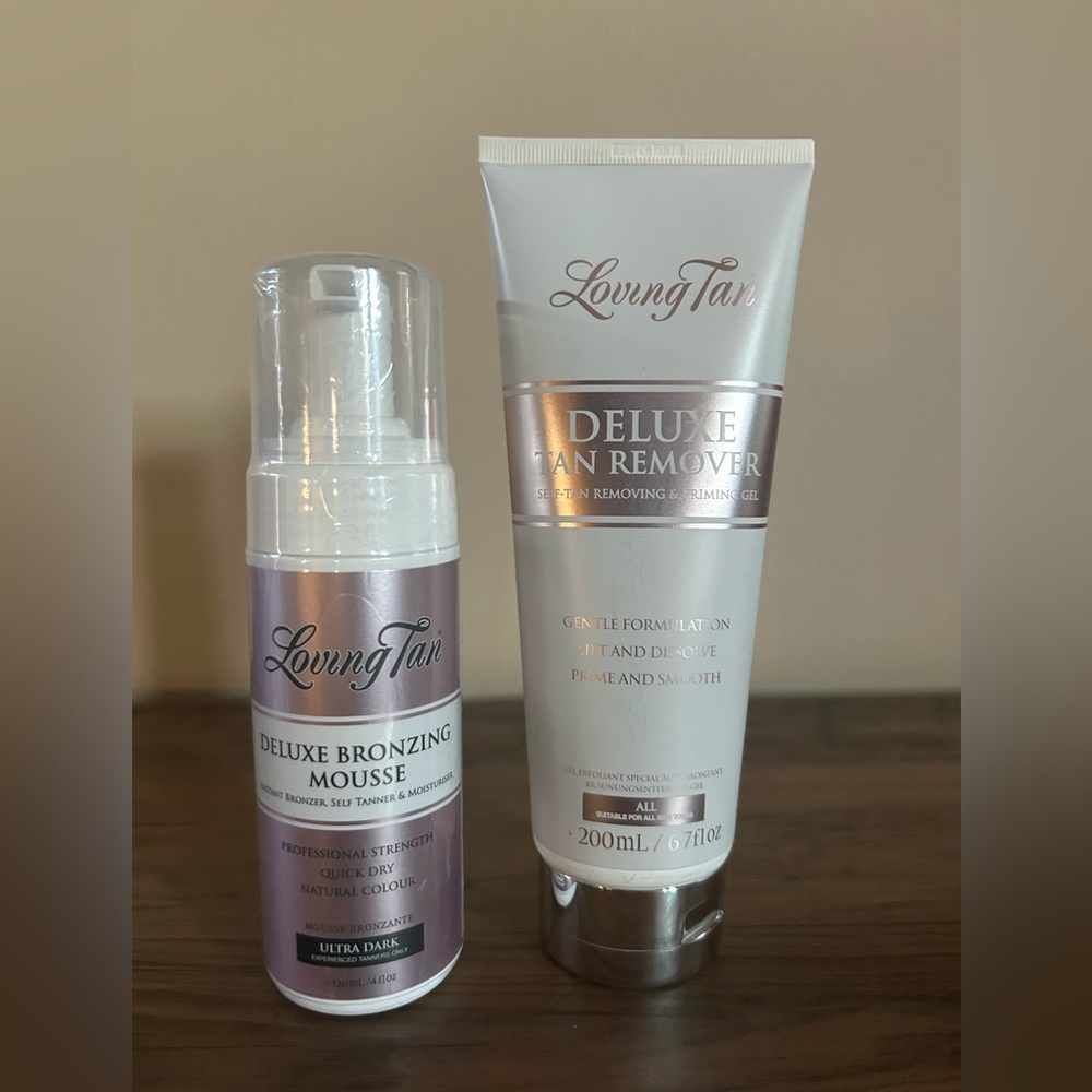 Loving Tan Deluxe Bronzing Mousse and Tan Remover Set-Ultra Dark NEW🤎